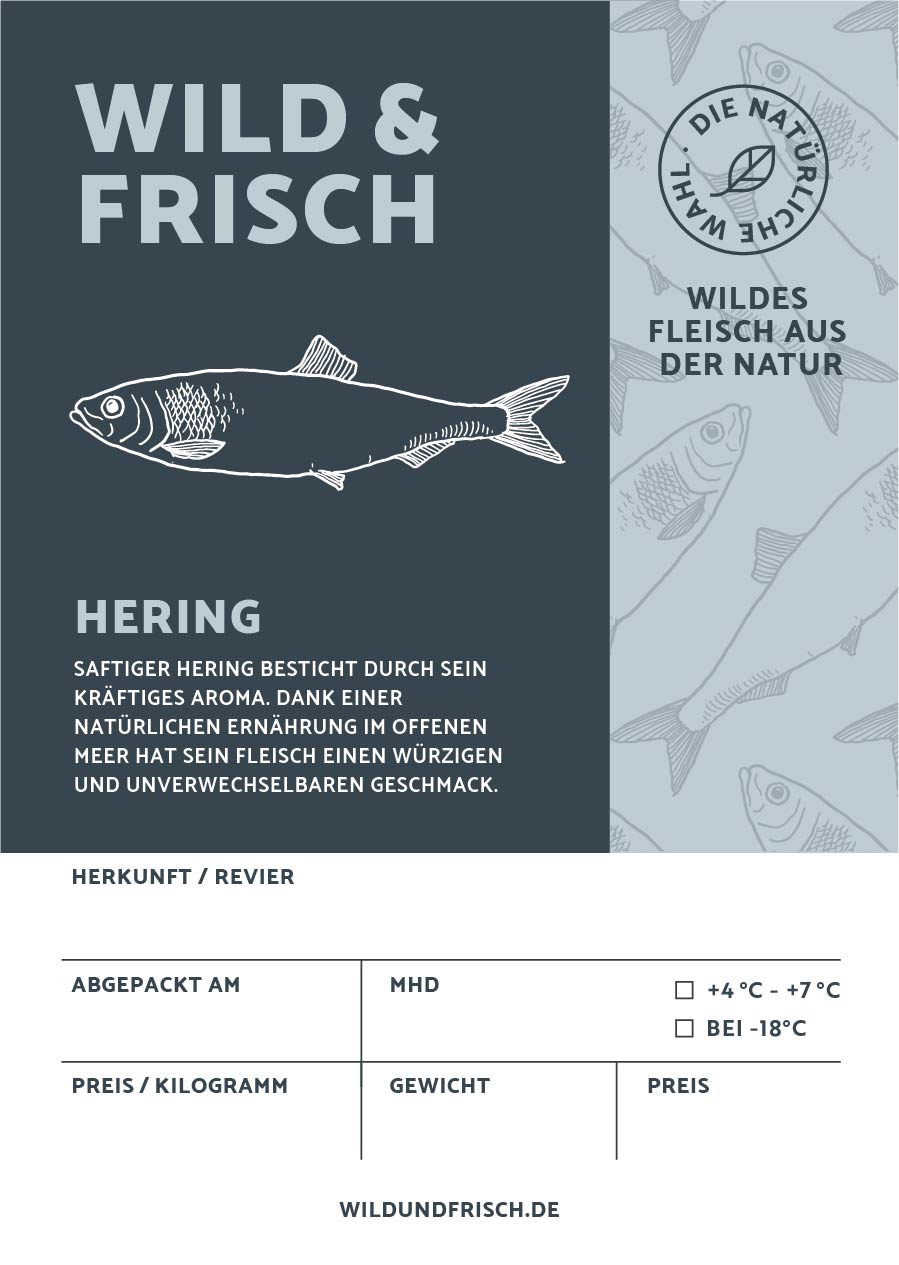Premium Aufkleber Hering