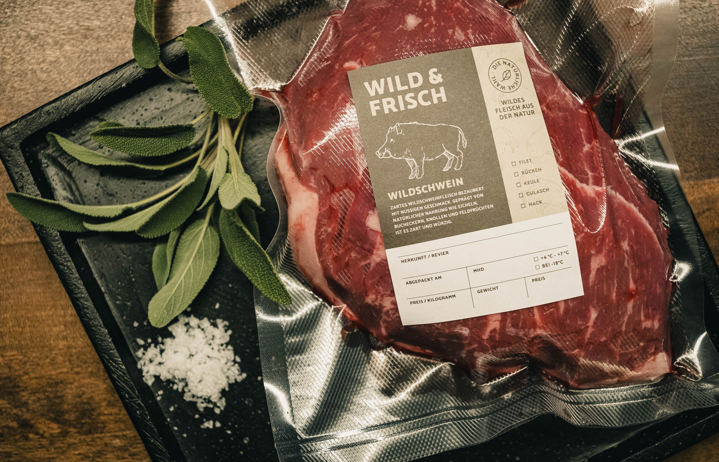 Premium Aufkleber Wildschwein