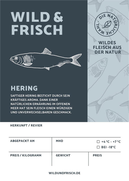 Premium Aufkleber Hering